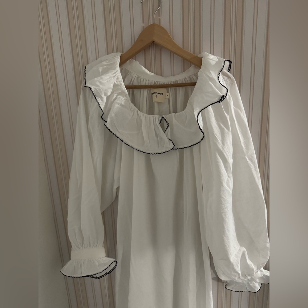 Rudy Jude Gauze dusk dress in salt